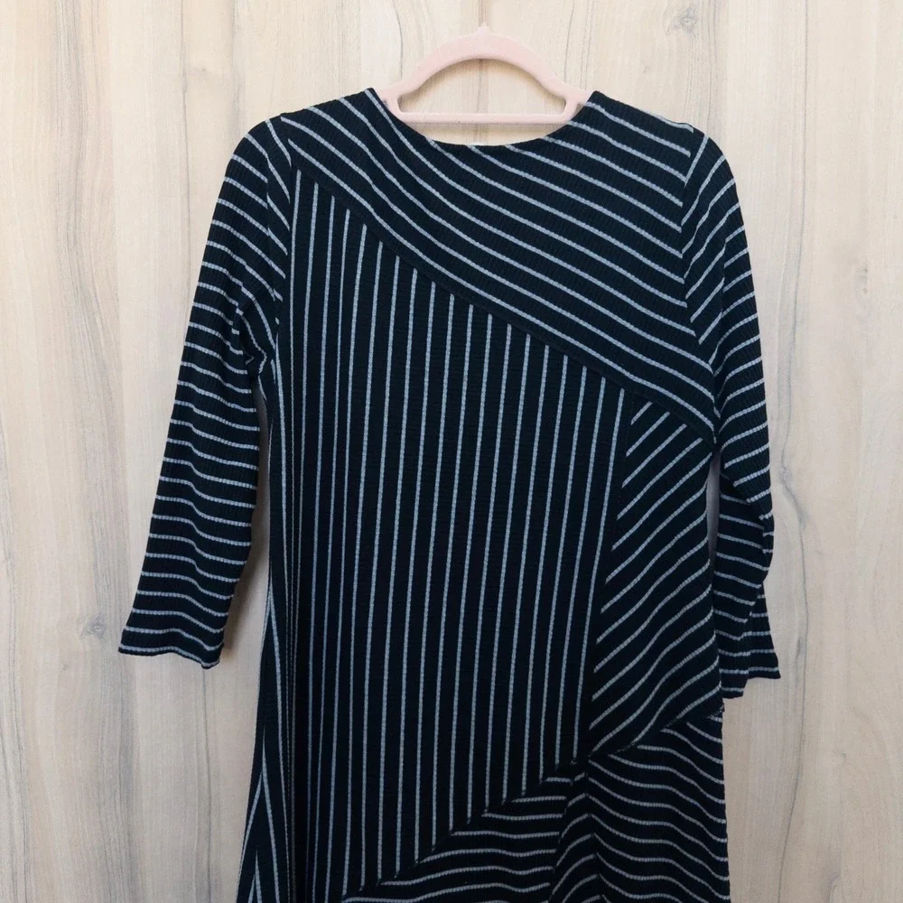 Soft Surroundings asymmetrical striped